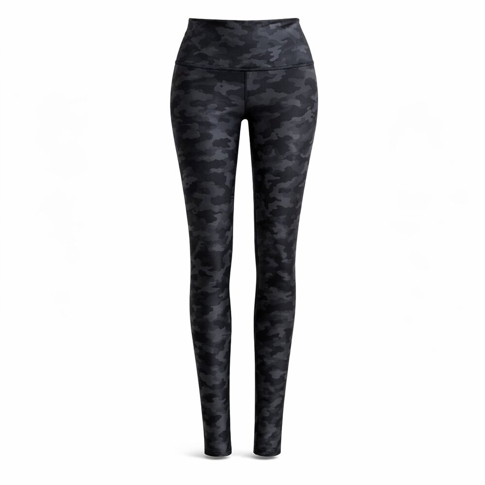 SPANX, Black Camo Leggings, Size M
